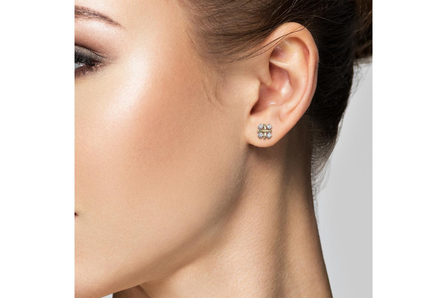 Серьги пусеты 097451_07_01_005_0004