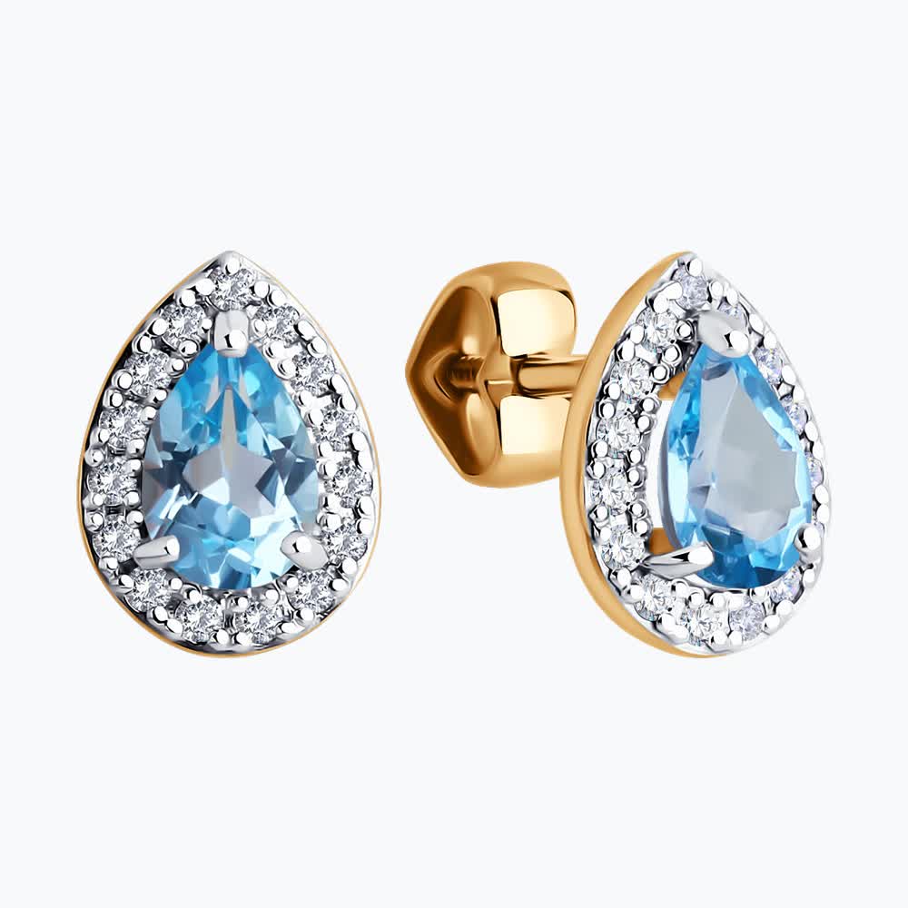 Серьги пусеты 728869