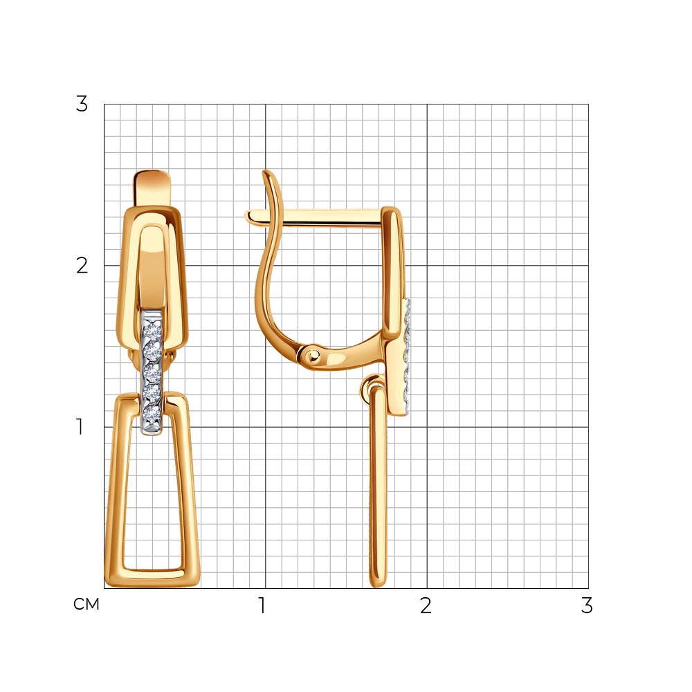 Серьги 0200358