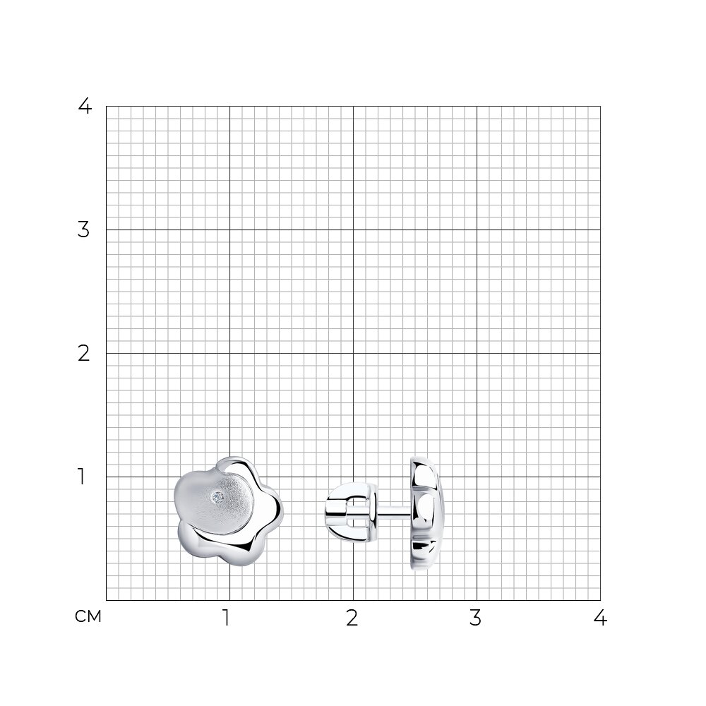 Серьги пусеты 87020031