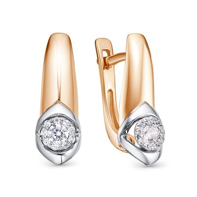 Серьги 5-3586-103ИНВ-2К