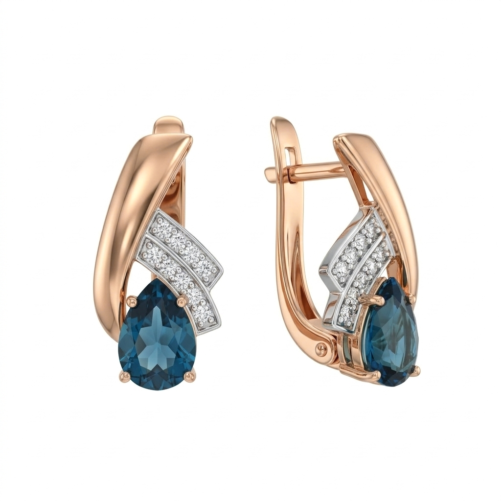 Серьги кл3268а-28-01