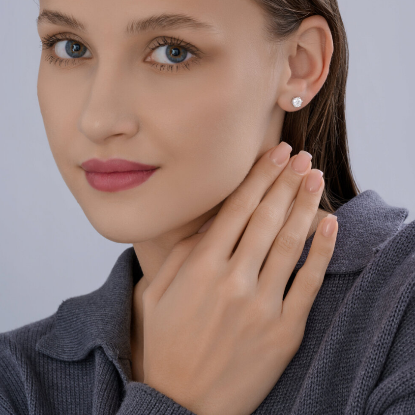 Серьги пусеты 9020103-3-5 №25 135