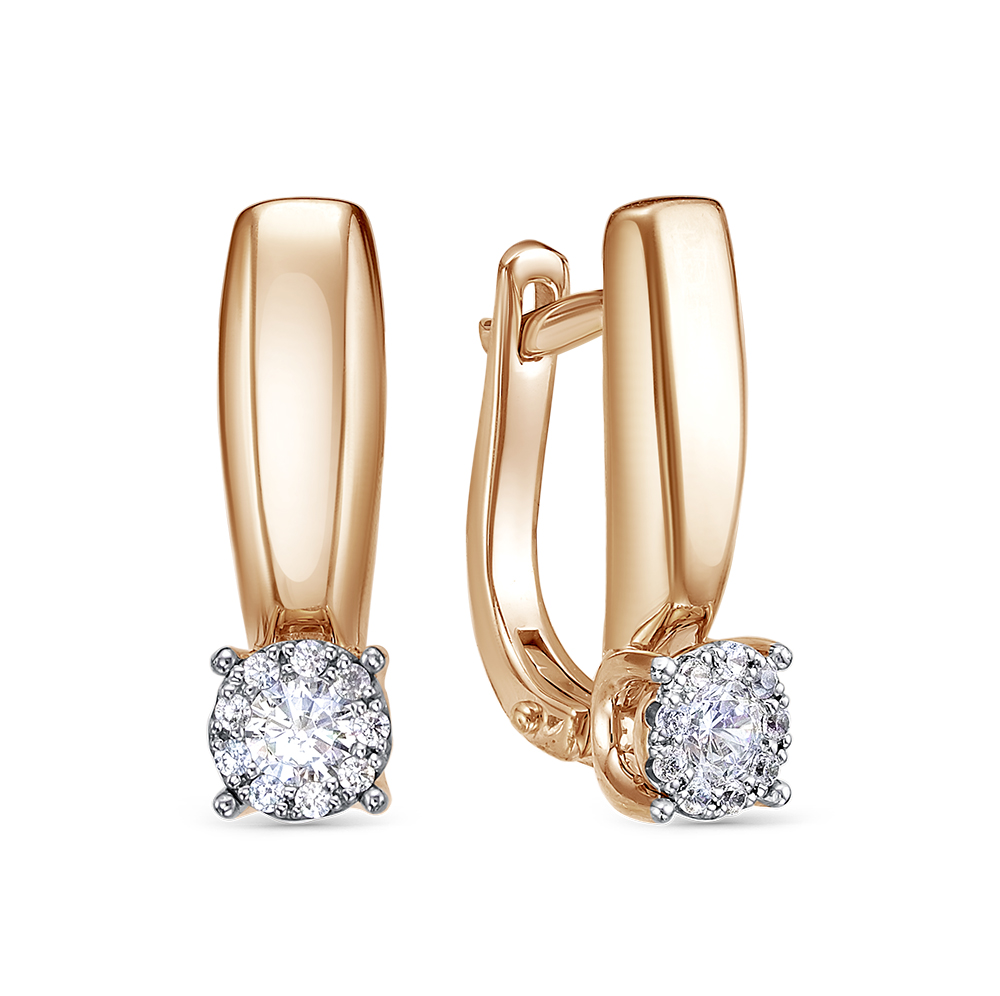 Серьги 5-4393-103ИНВ-2К