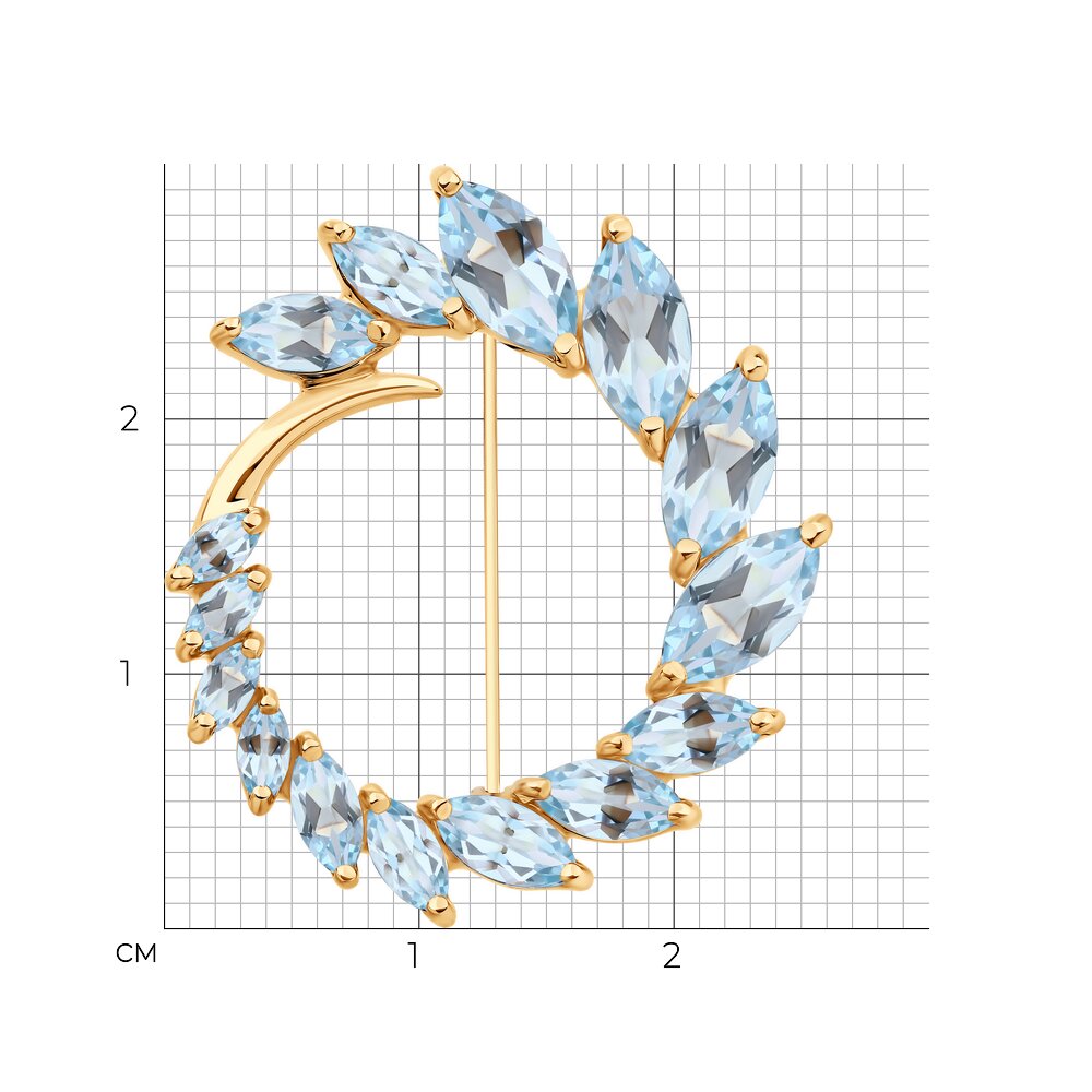 Брошь 51-340-00320-1