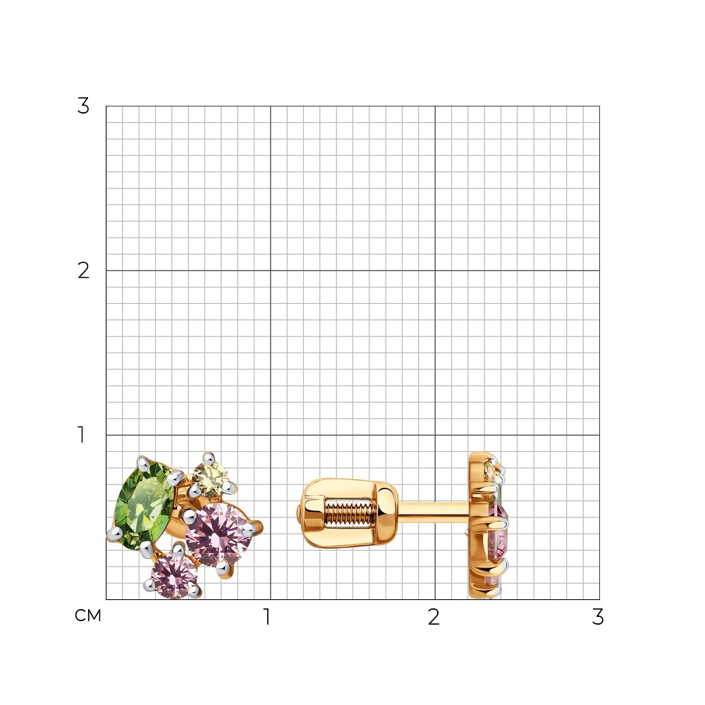 Серьги пусеты 81020489