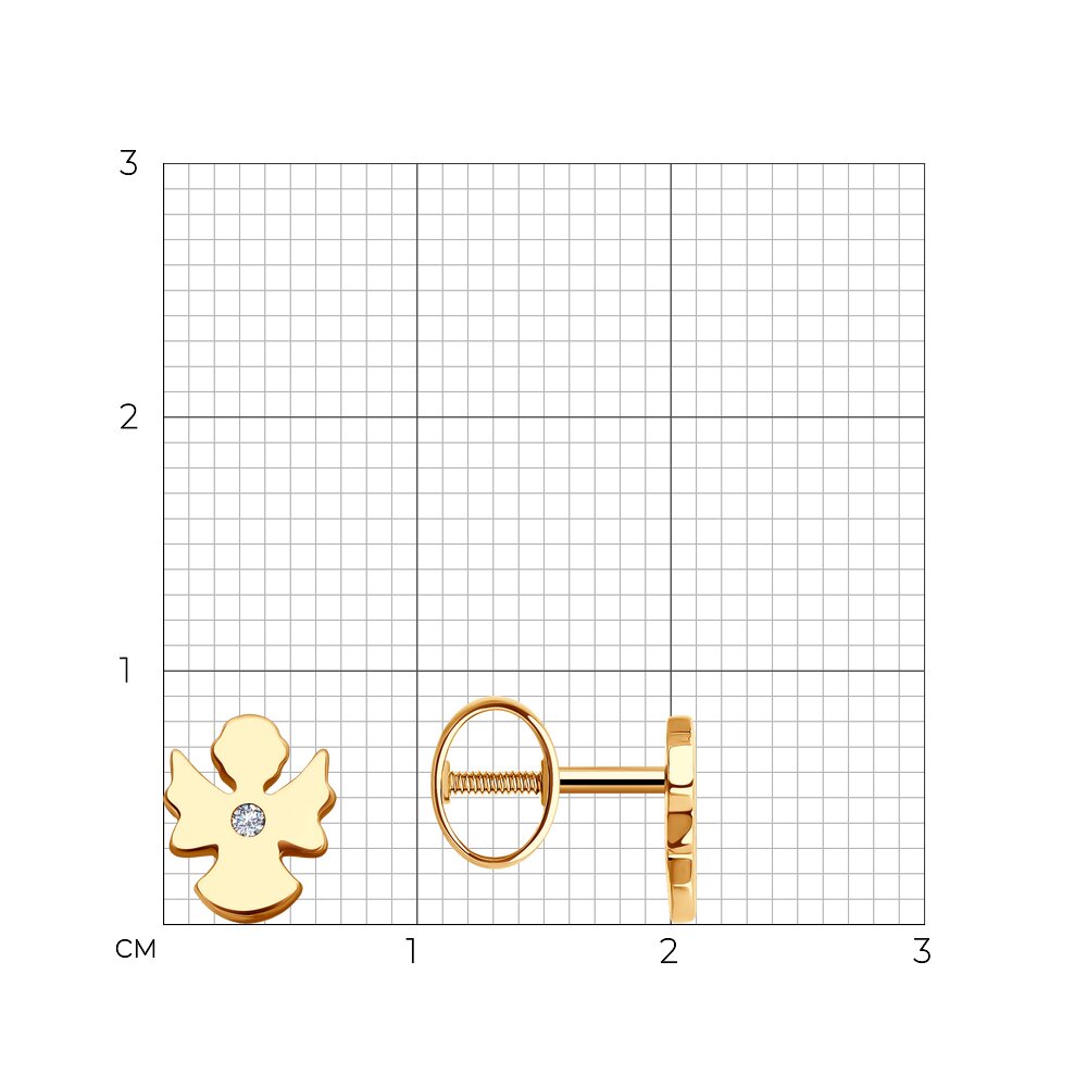 Серьги пусеты 0200210