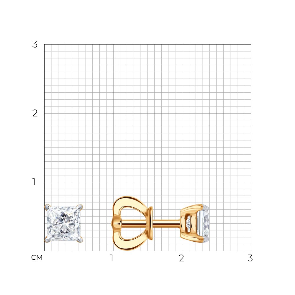 Серьги пусеты 9020110-5 №25 34