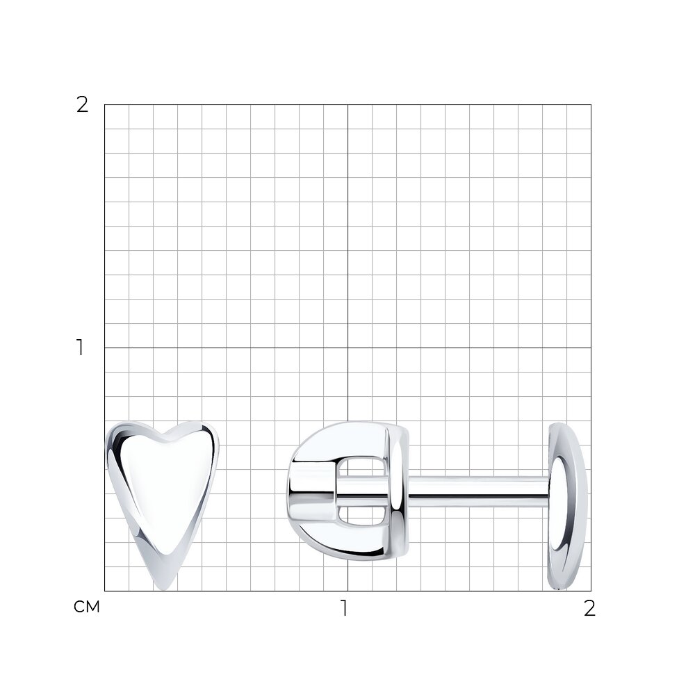 Серьги пусеты 94026095