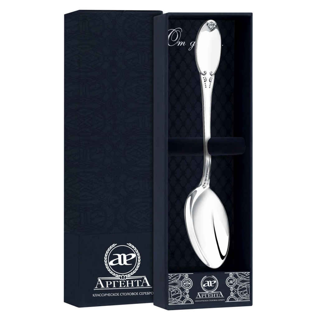 Ложка 292ЛЖ03801 чайная гладкая + футляр