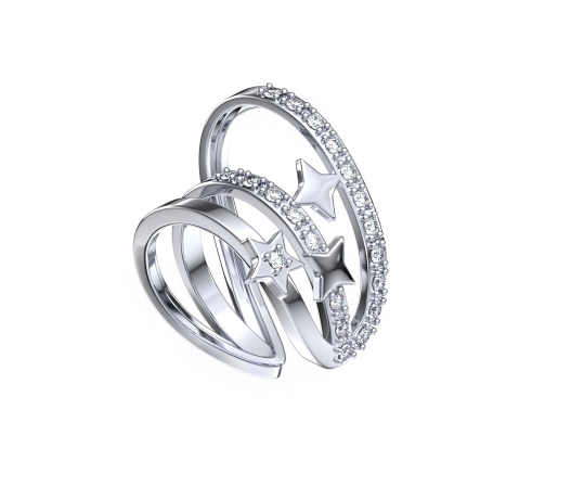 Серьги каффы 0201944-00775