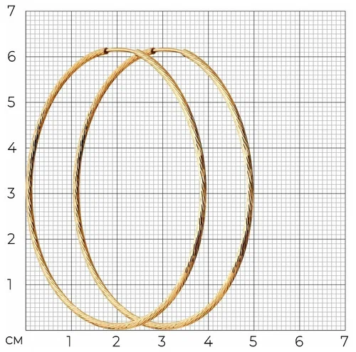Серьги конго 93-124-01873-1