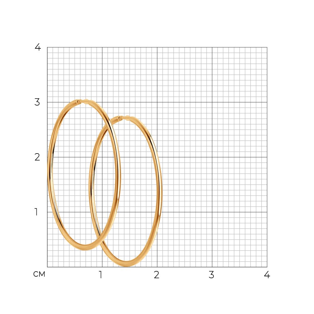 Серьги 140003 d 30 мм