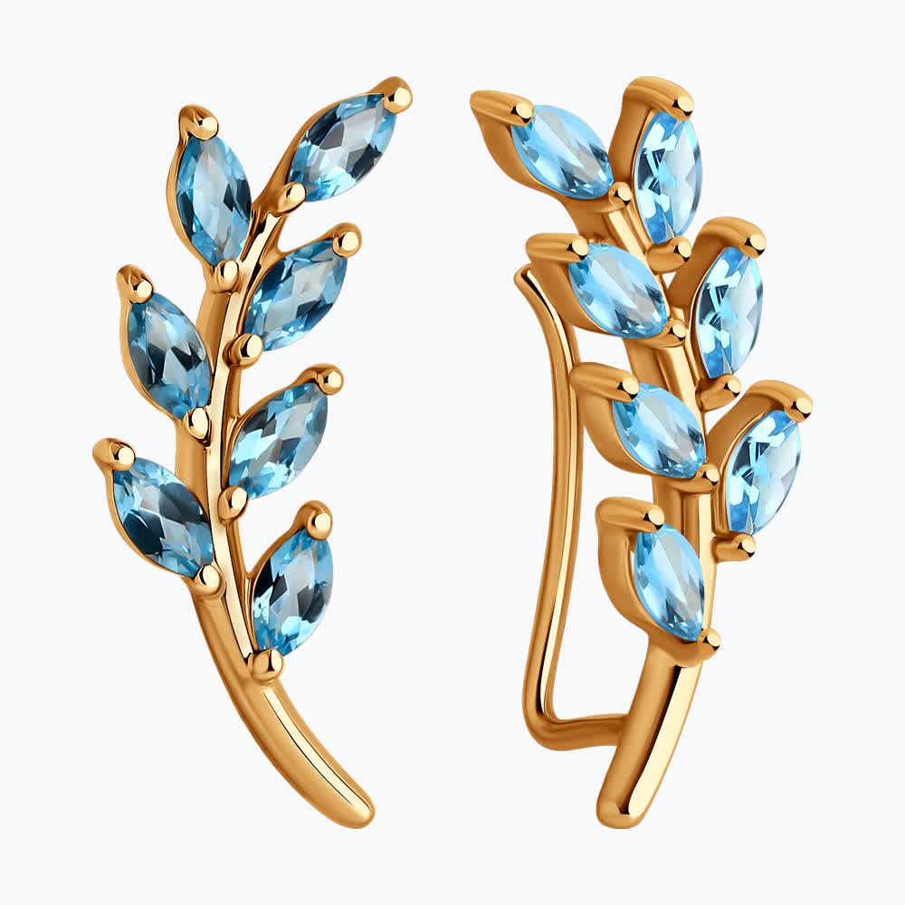 Серьги зажимы 51-320-02473-4