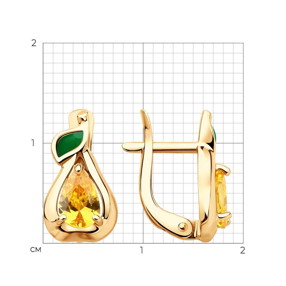 Серьги детские 51-120-02813-1