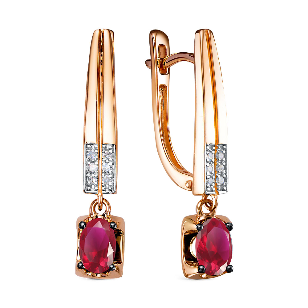 Серьги 5-6638-106-2К-Руб