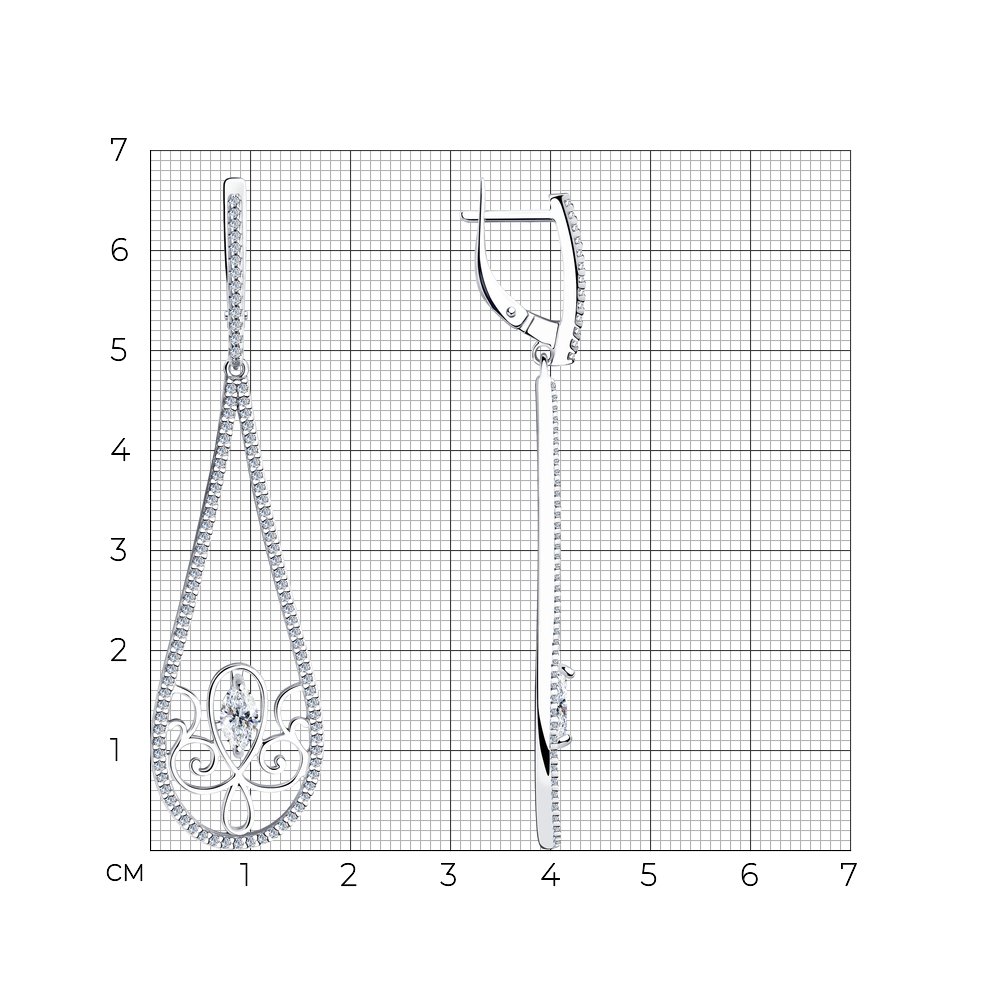 Серьги 94023620