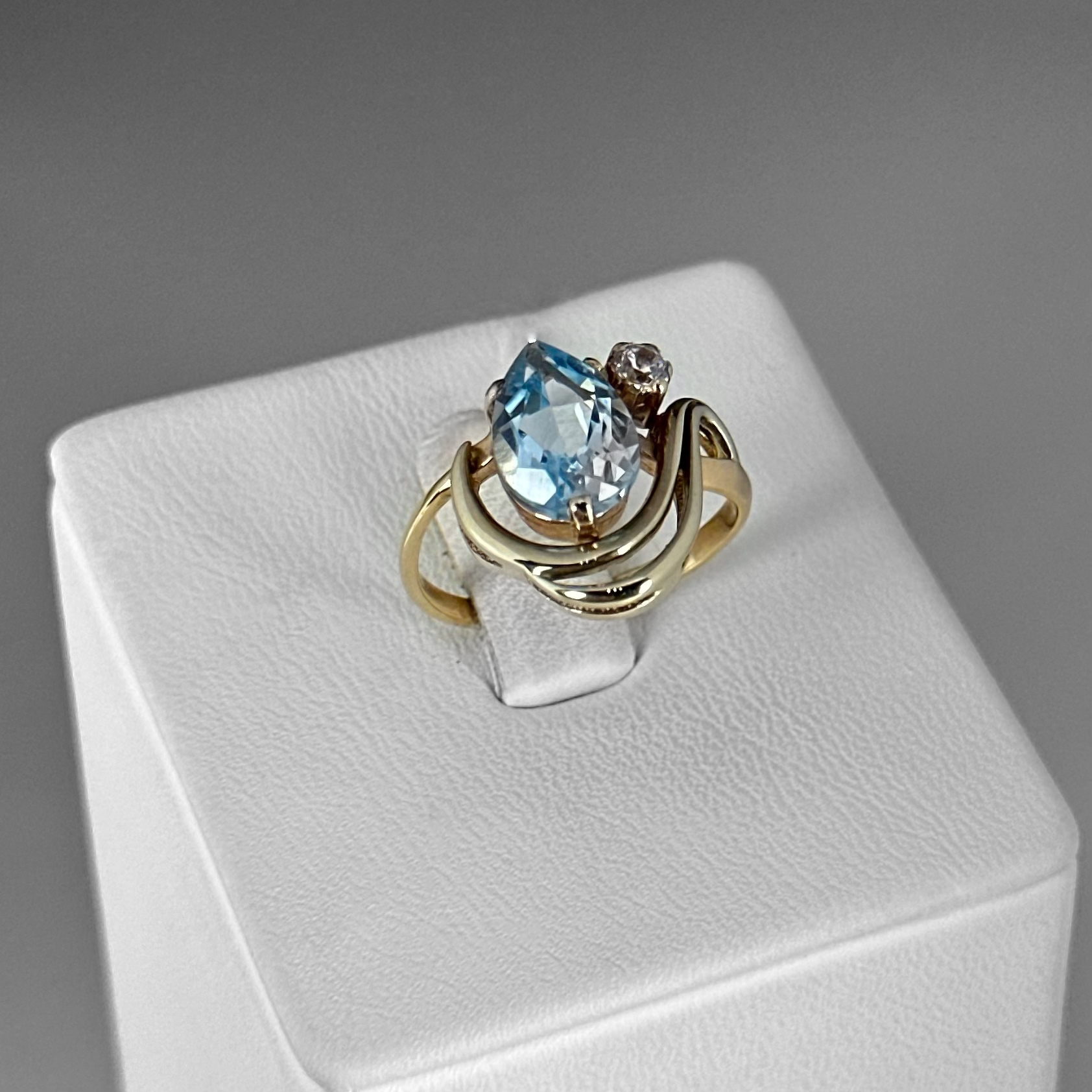 Кольцо к1015 топаз