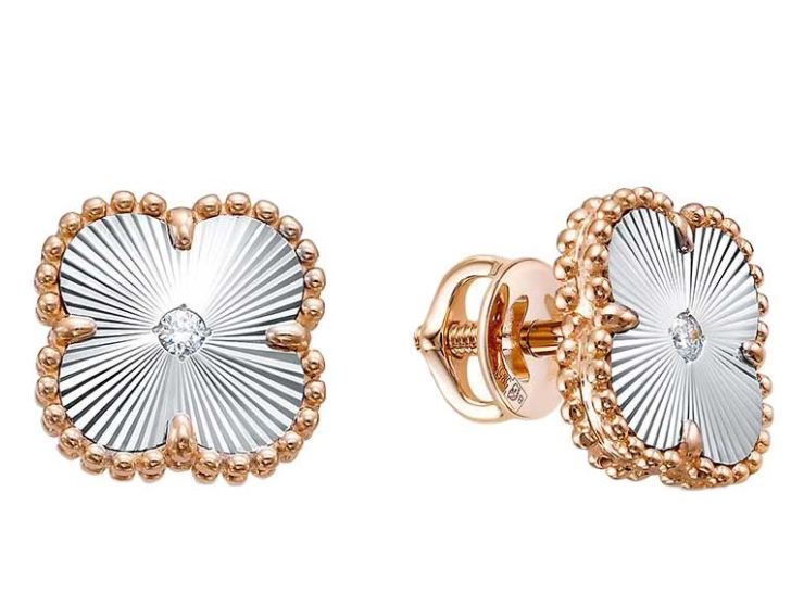 Серьги пусеты 5-7316-103И1-2К