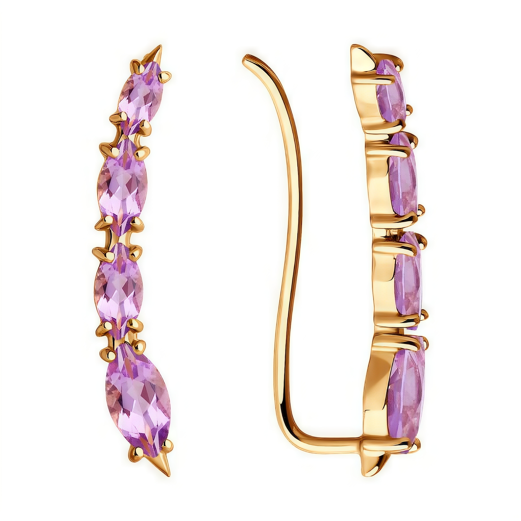 Серьги зажимы 51-320-02451-3