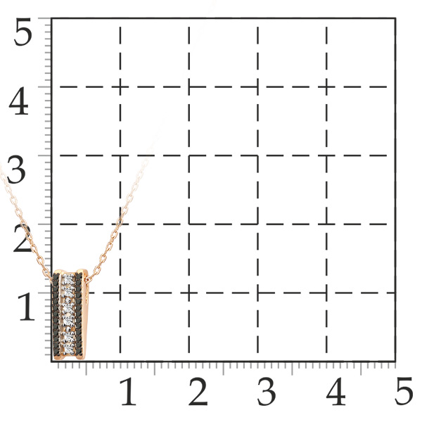 Колье 189023D554л-45