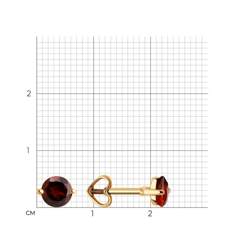 Серьги пусеты 51-322-02196-3