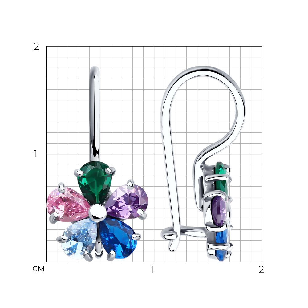 Серьги детские 94-120-02162-1