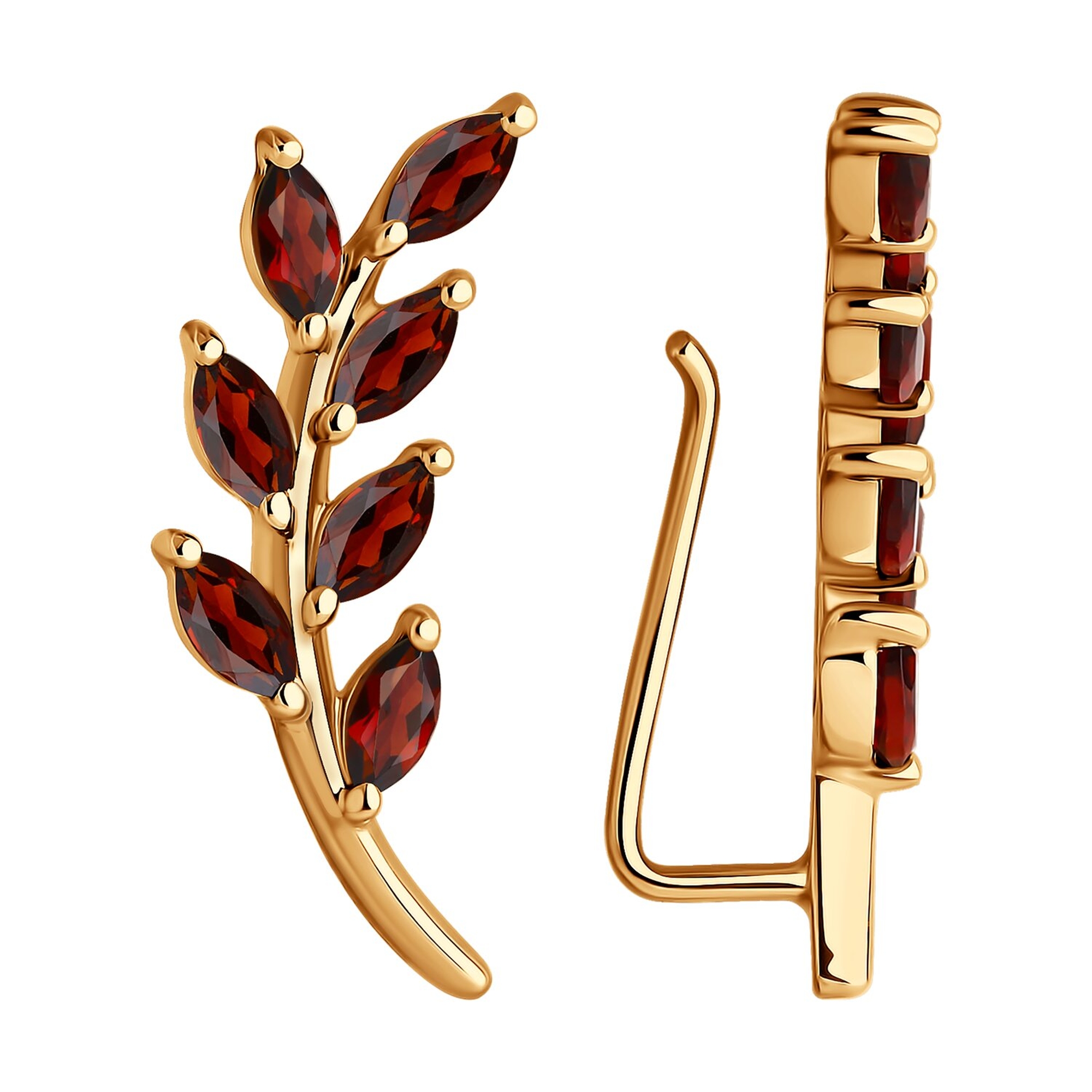 Серьги зажимы 51-320-02473-1