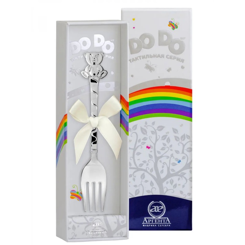 Вилка 1223ВЛ05801 детская DODO "Медведь" + футляр