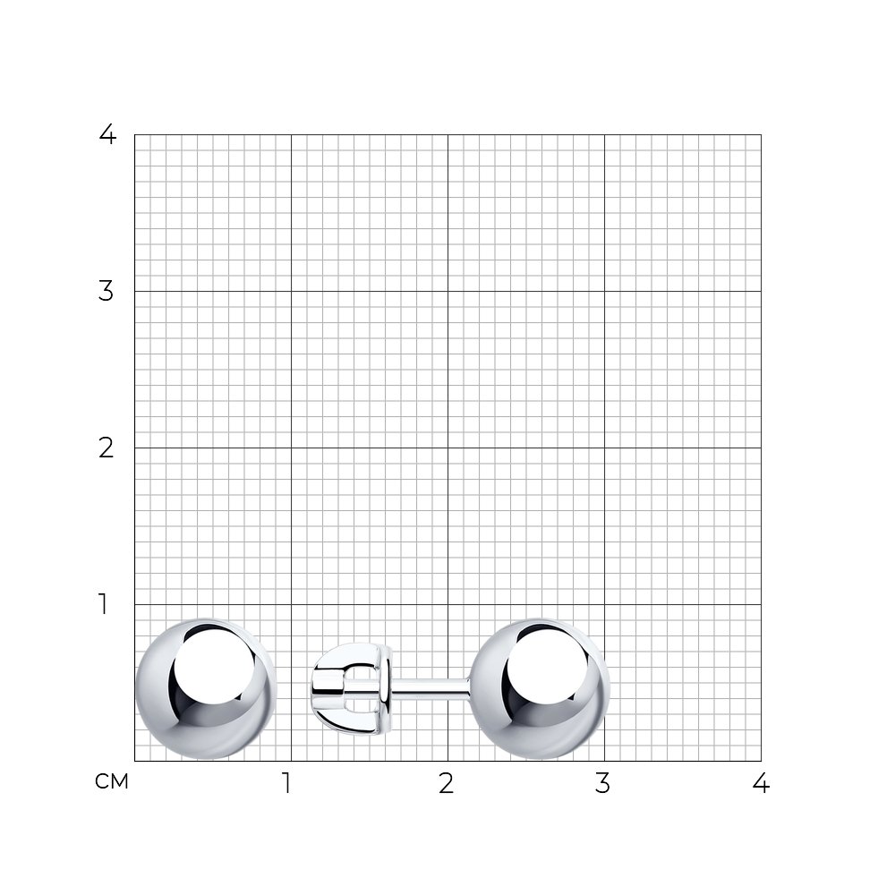 Серьги пусеты 94024797