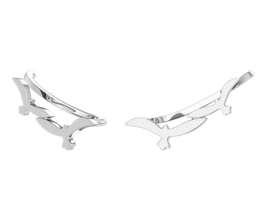 Серьги каффы 0201573-00245