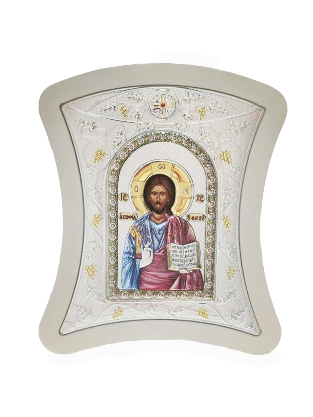 Икона MA/E3607/WH-BXС Спаситель 17*19