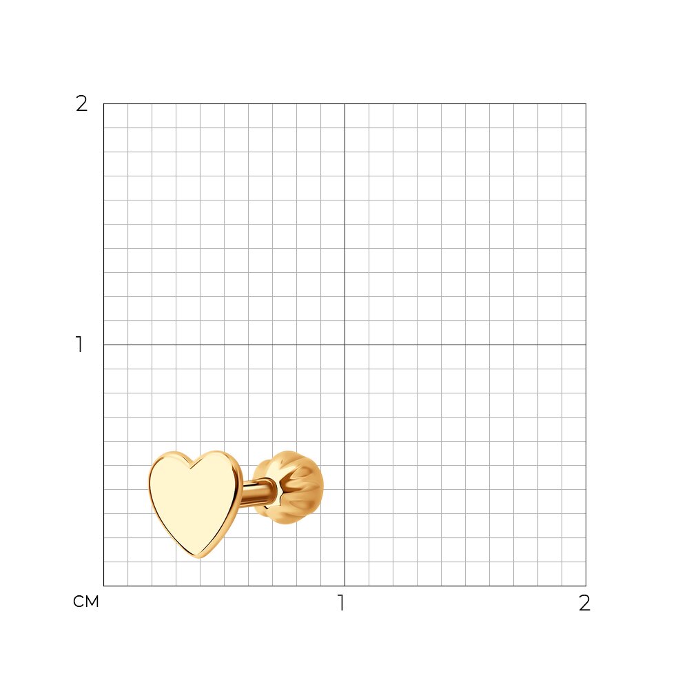 Серьга одиночная 170081
