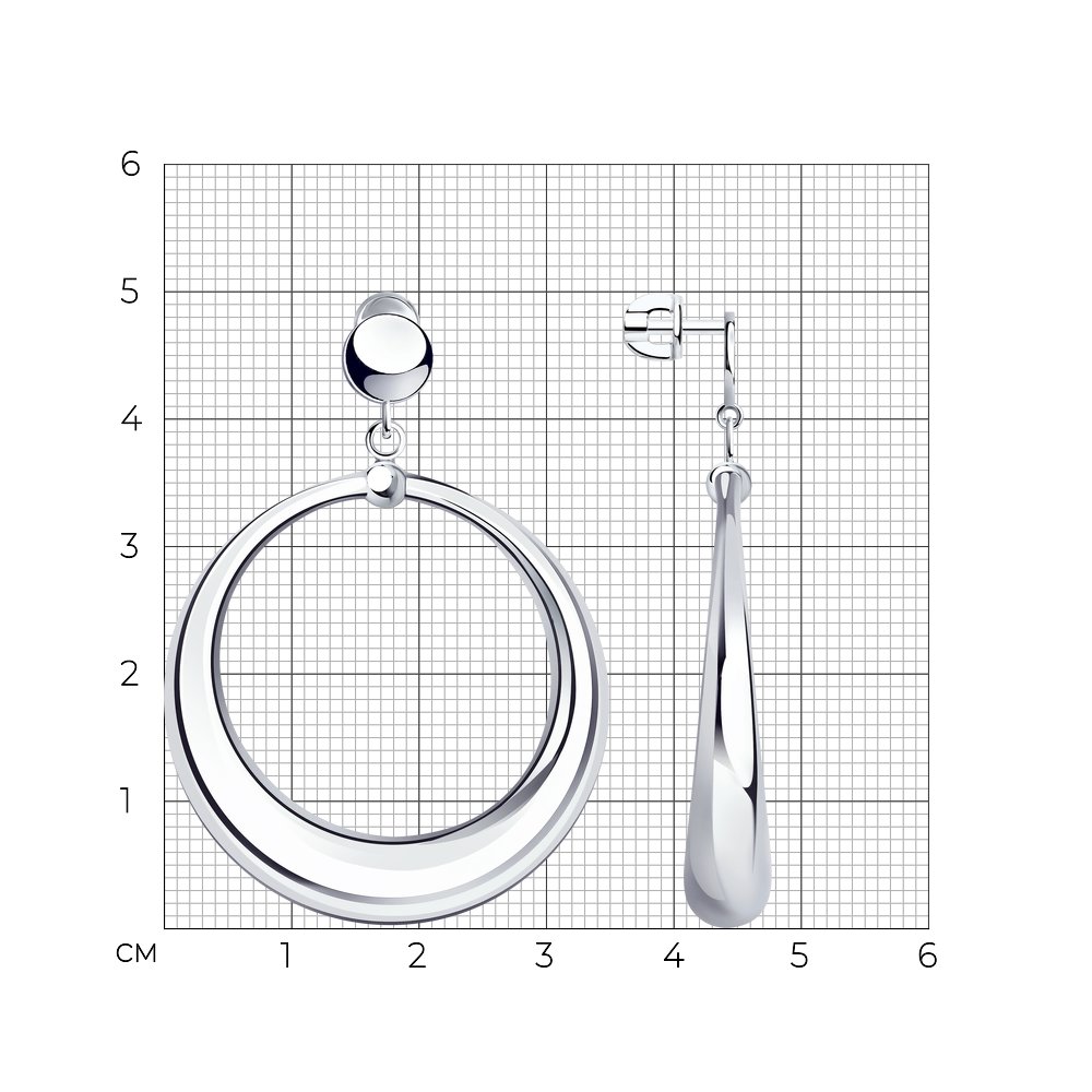 Серьги пусеты 94025004