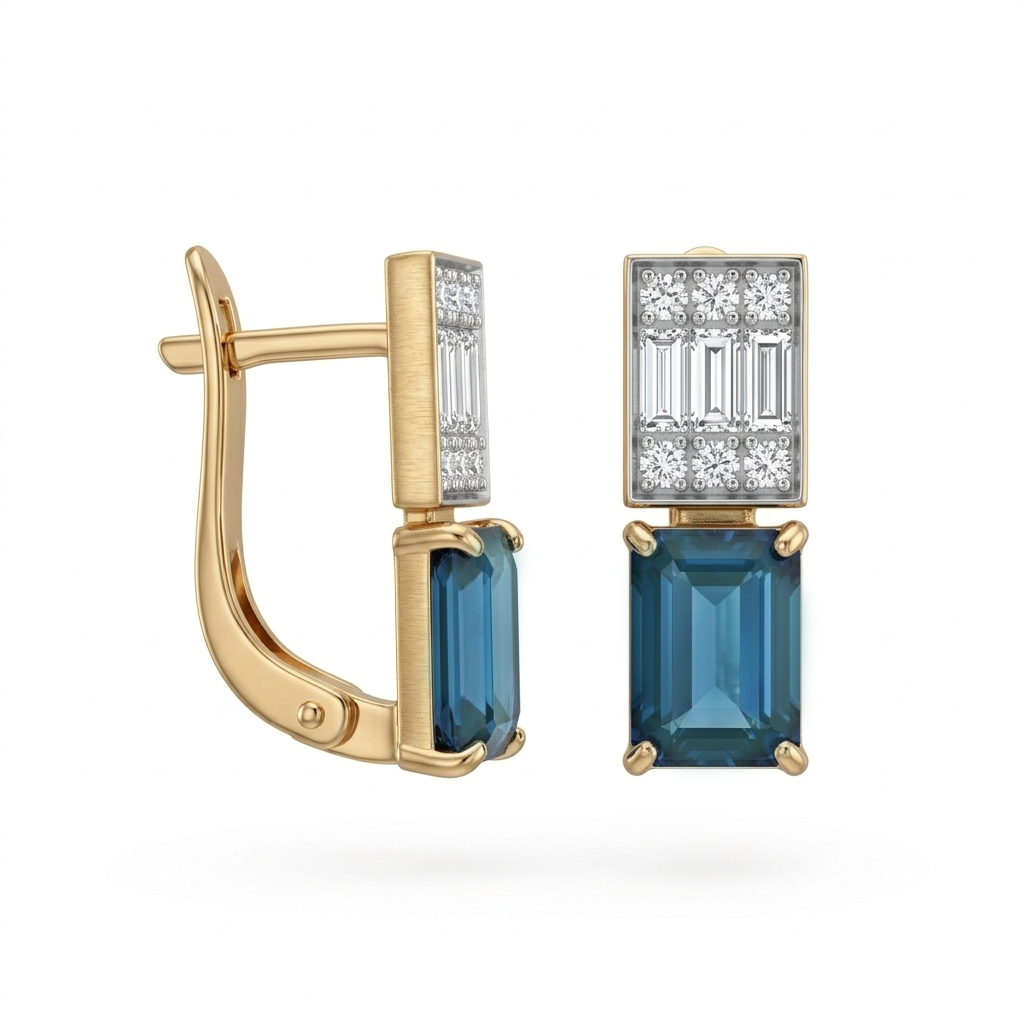 Серьги кл4520а-28-01