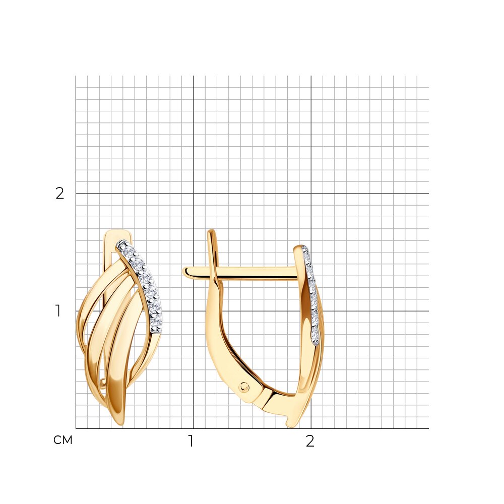 Серьги 0200353