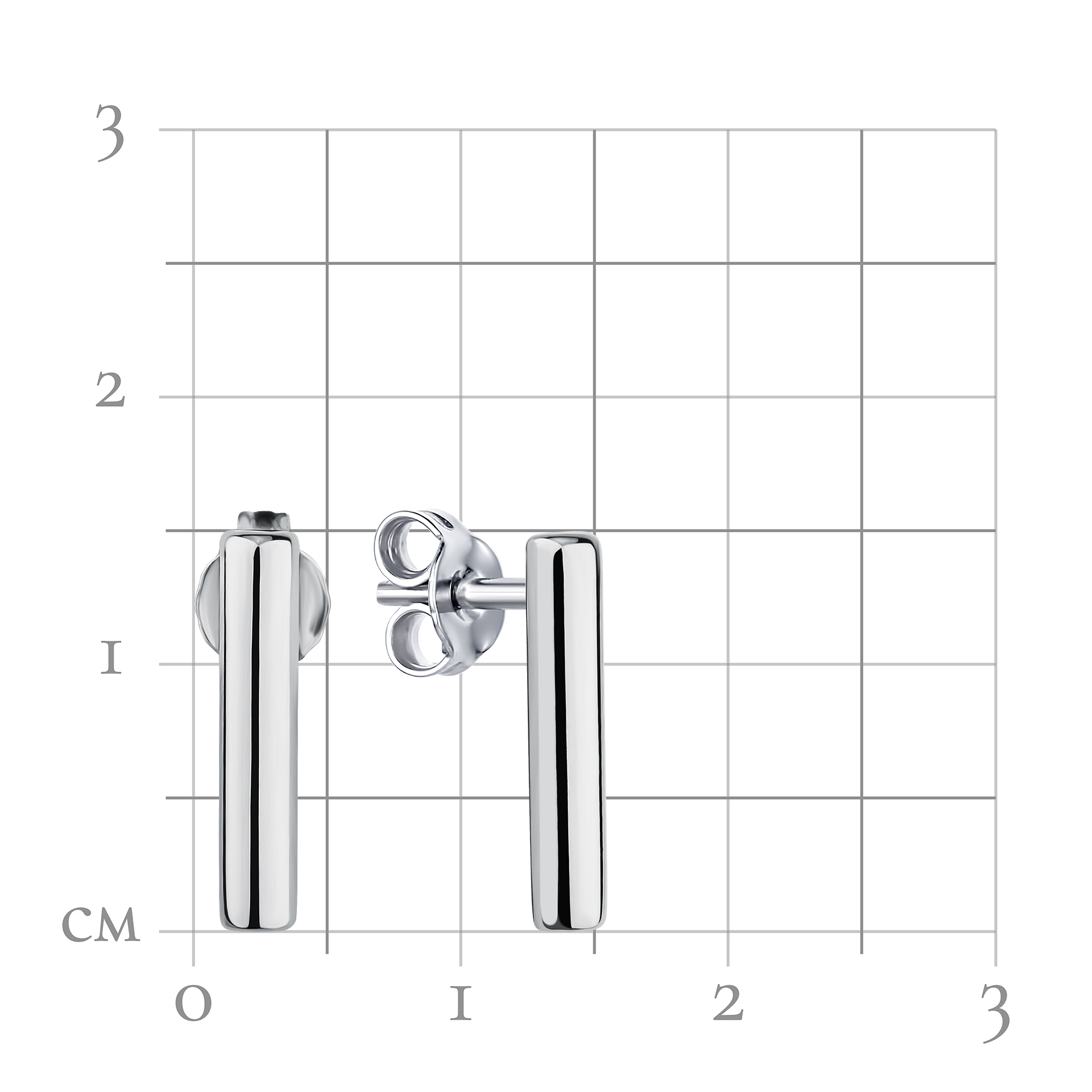 Серьги пусеты 12-72-0000-21381