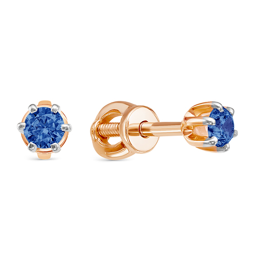 Серьги 2-326-103К-Сап