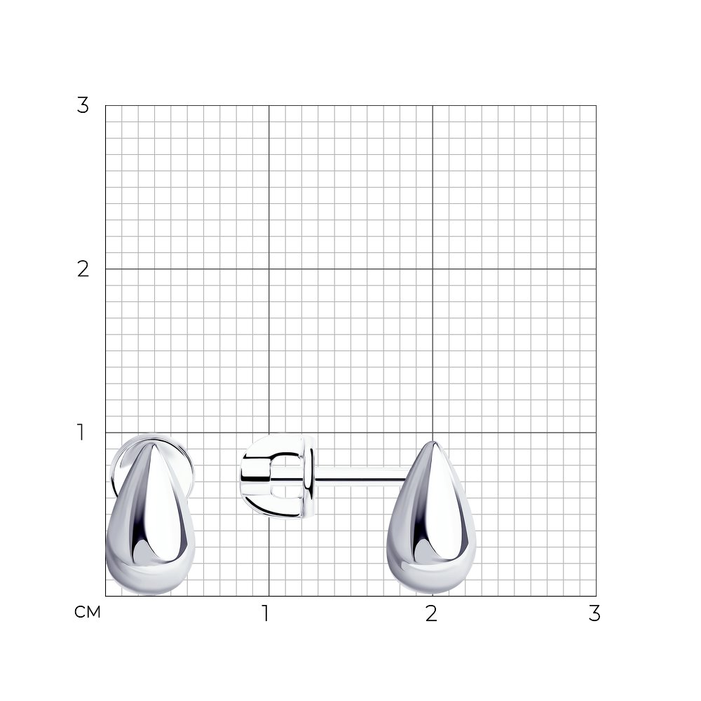 Серьги пусеты 94024973