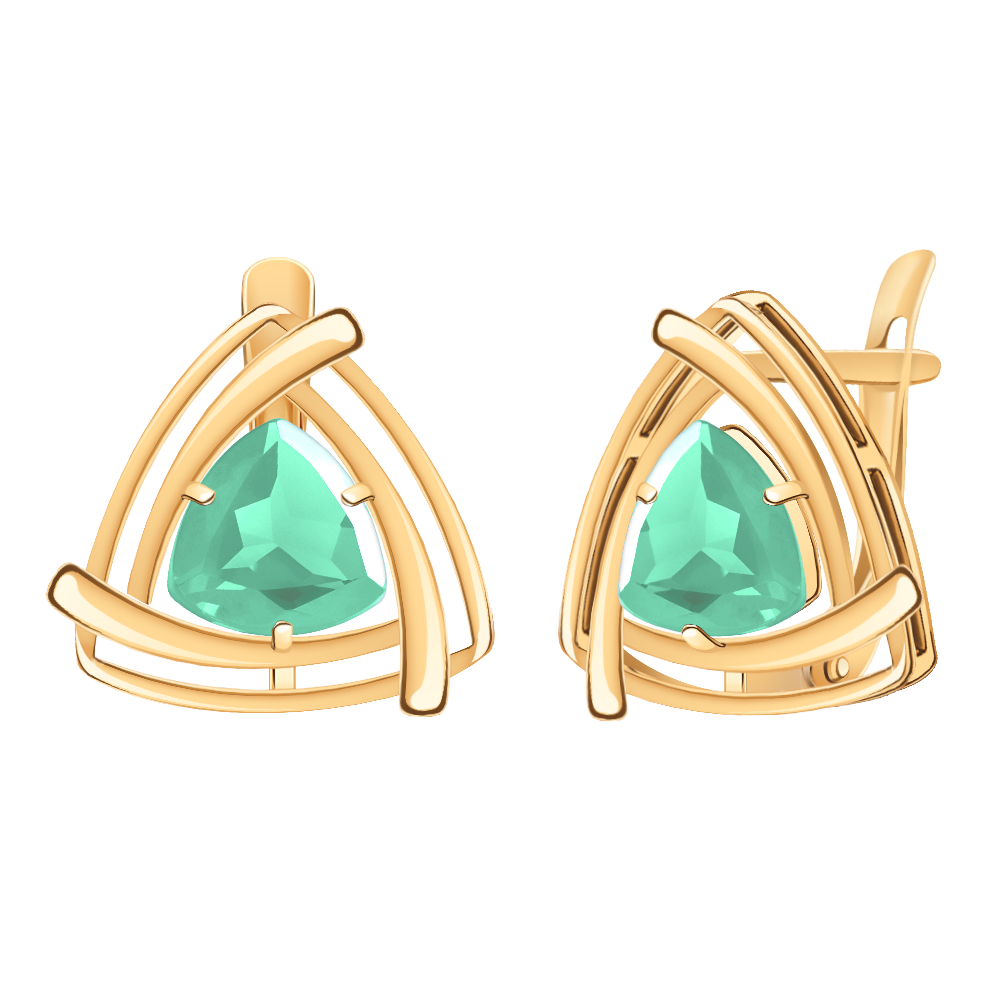 Серьги 90017с-КЗ