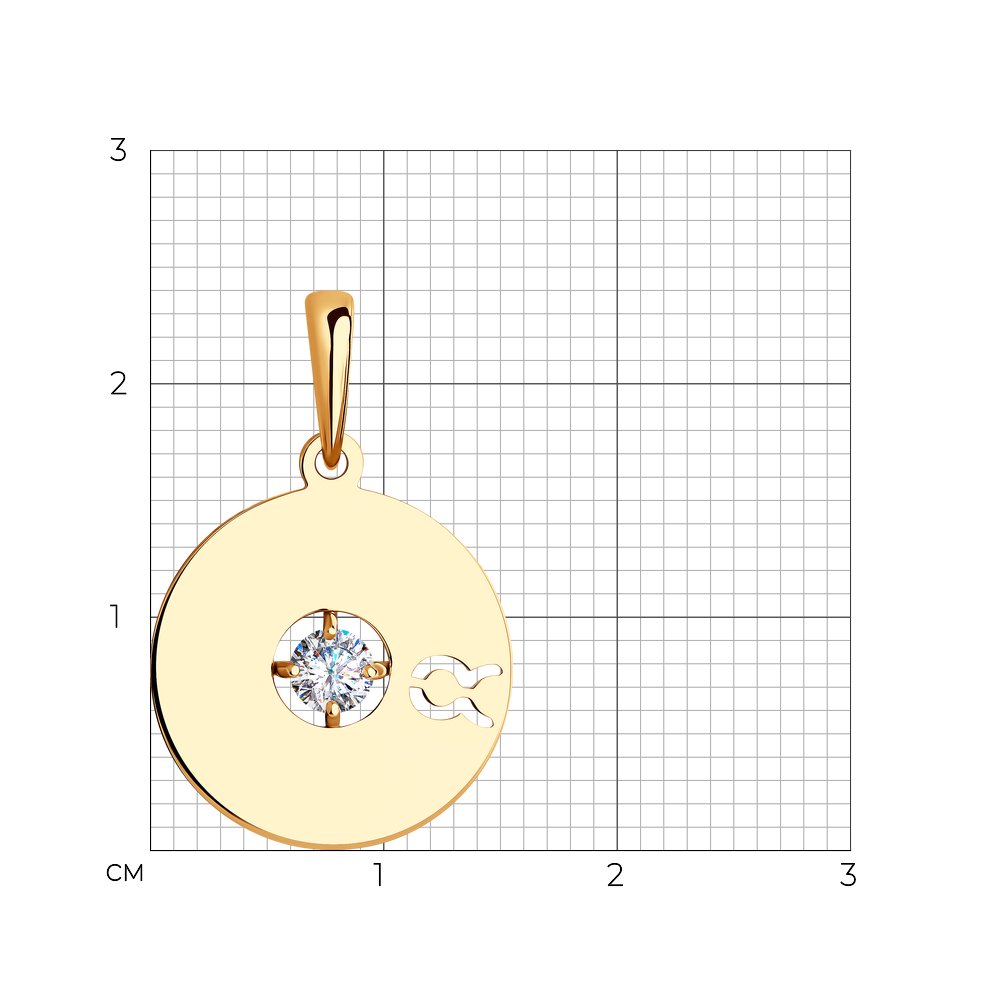 Подвеска 81030180 "Телец"