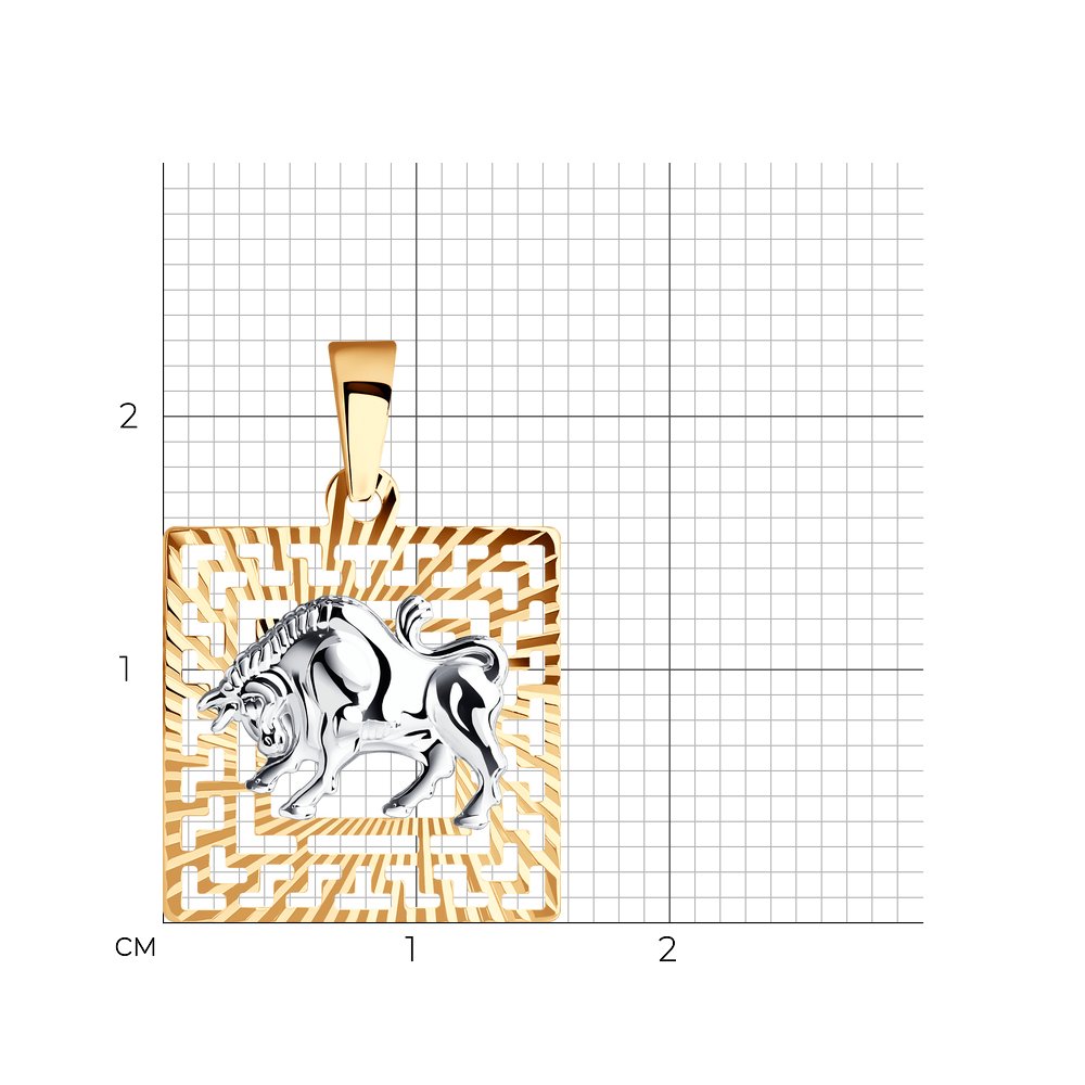 Подвеска 032221 "Телец"