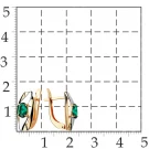 Серьги 101021G680