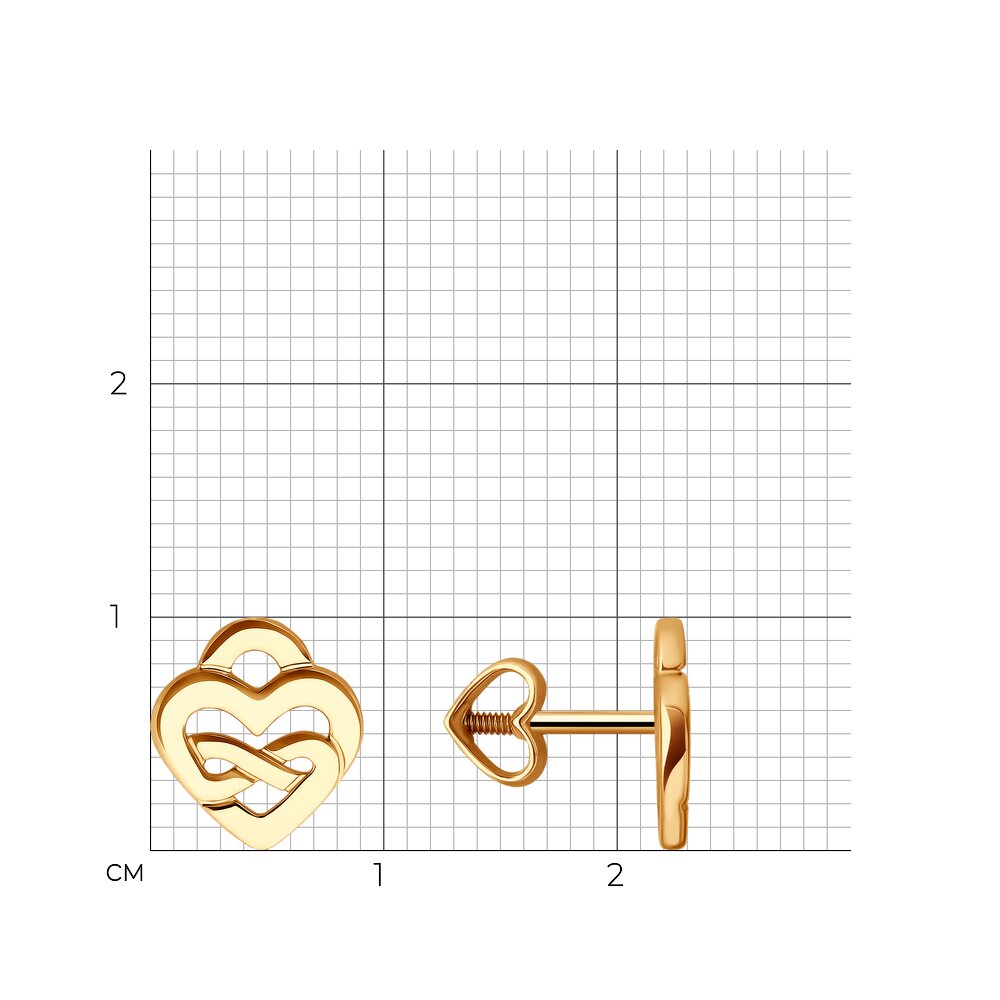 Серьги пусеты 0200404