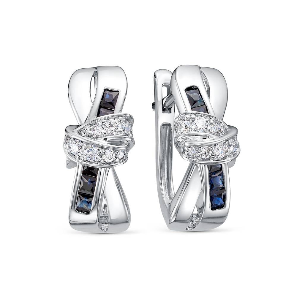 Серьги 5-6957-103-2Б-Сап