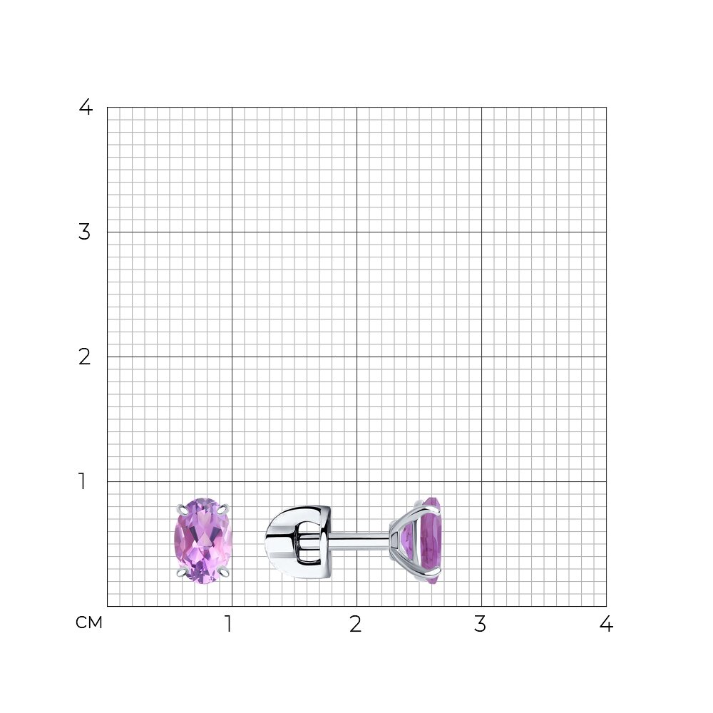 Серьги пусеты 92021093