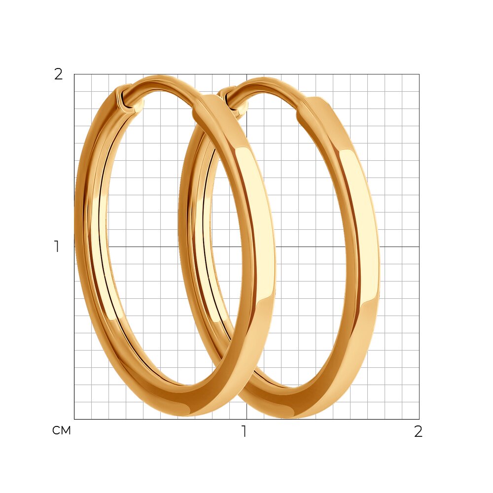 Серьги конго 51-124-02384-1