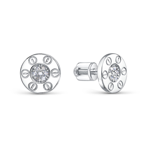 Серьги пусеты 5-6663-103-2Б