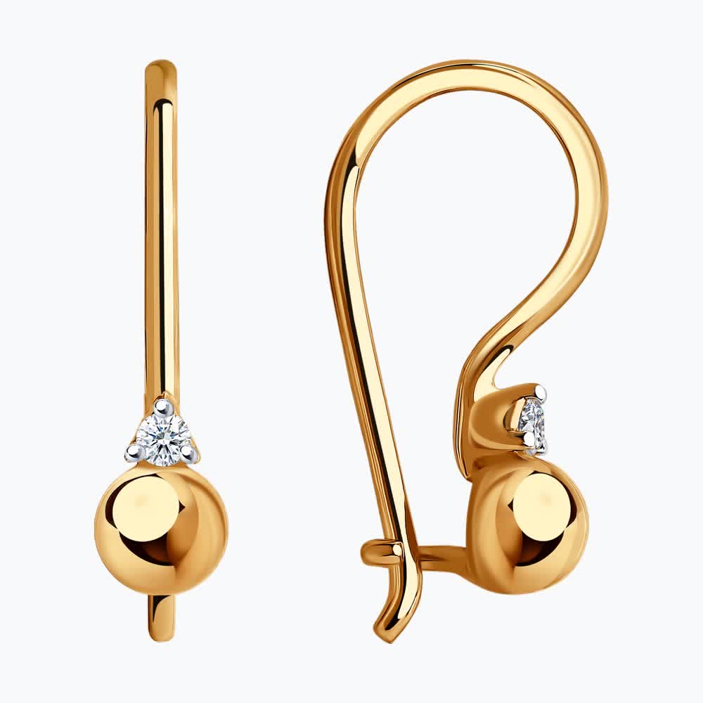 Серьги детские 51-120-00511-1