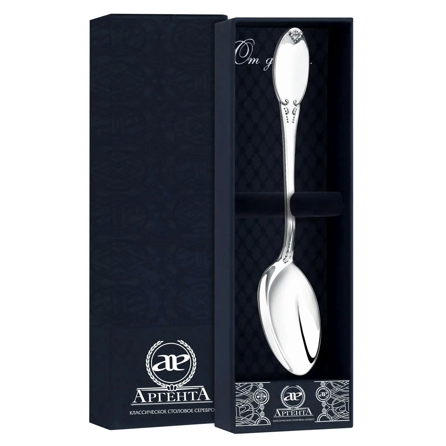 Ложка 292ЛЖ03801 чайная гладкая + футляр